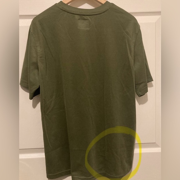 Wrangler Workwear Men’s Medium Olive Short Sleeve Performance Tee - Picture 4 of 7